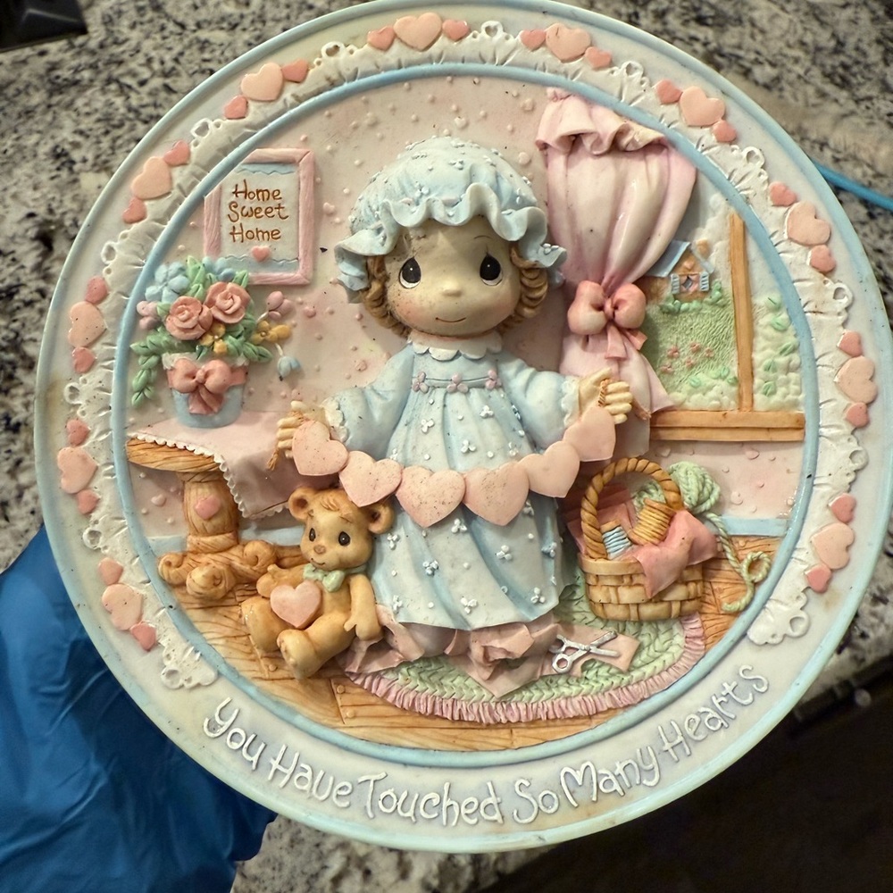 Vintage Precious Moments plate